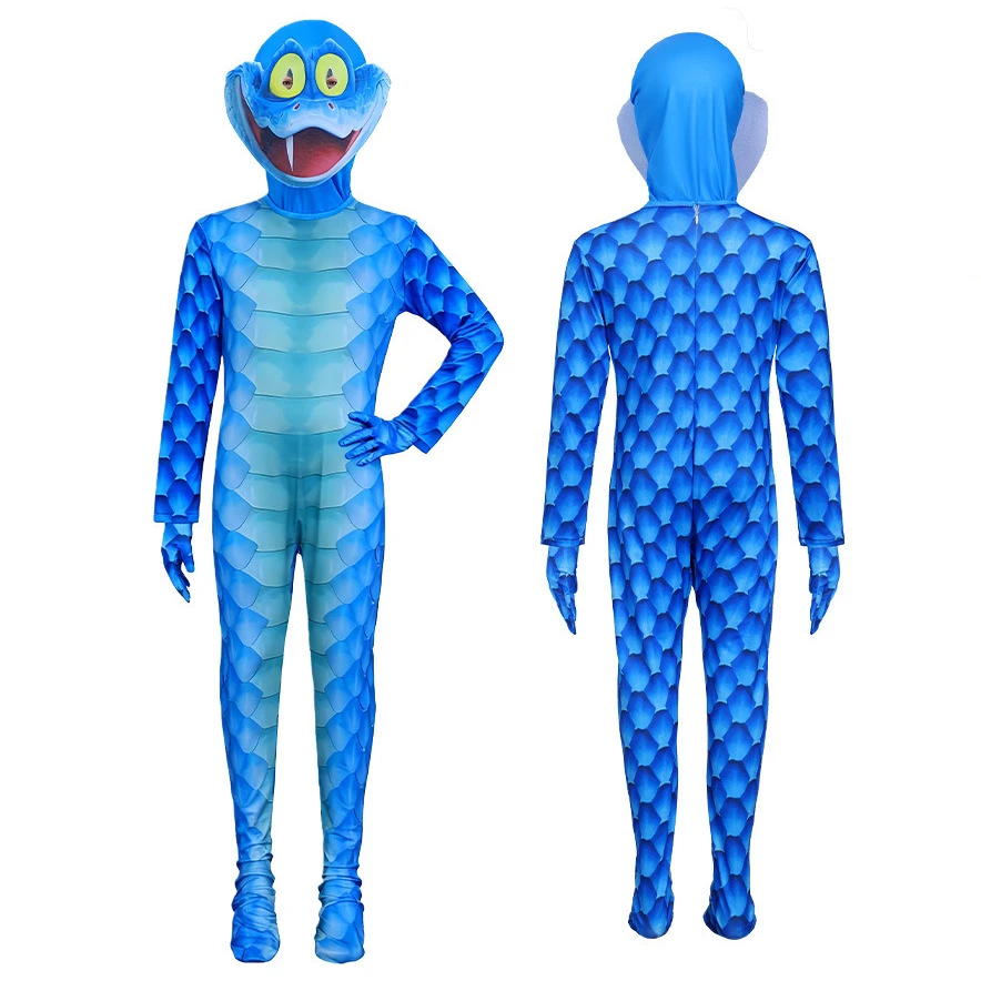 Gary De Snake Cosplay Costume Tights Jumpsuit for Children Adults Halloween Cosplay Carnival Fanny Costumes Performance Outfits
Gary De Snake Cosplay Costume Tights Jumpsuit for Children Adults Halloween Cosplay Carnival Fanny Costumes Performance Outfits