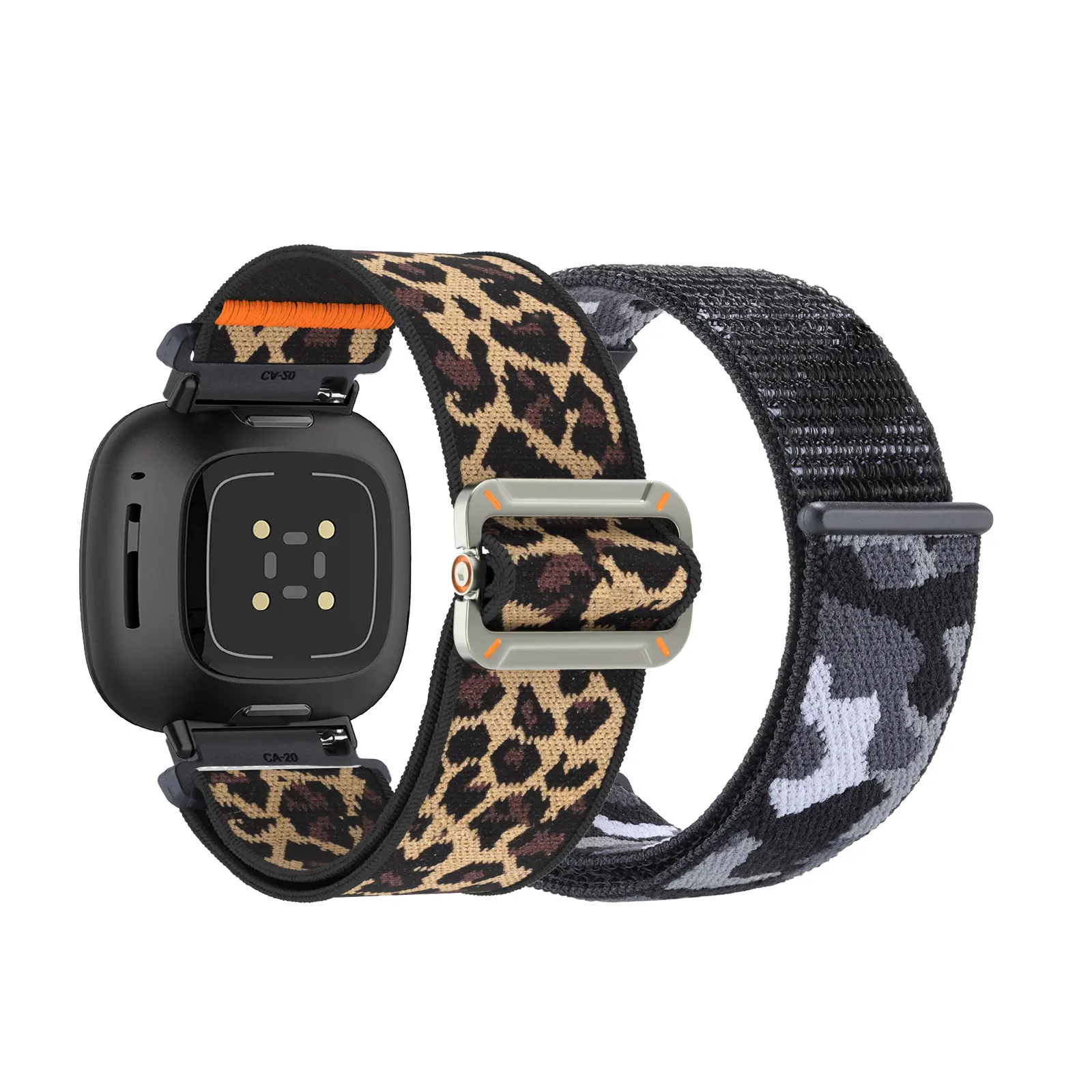 2pcs Nylon Bands for Fitbit Versa 4/Versa 3/Sense/Sense 2 Band, Elastic Nylon Sports Strap
2pcs Nylon Bands for Fitbit Versa 4/Versa 3/Sense/Sense 2 Band, Elastic Nylon Sports Strap