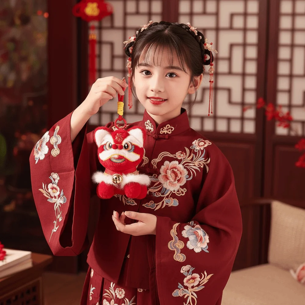 Cute Cartoon Lion Dance Keychain Bell Awakened Lion Lion Dance Pendant Chinese Style Year of Horse Chinese New Year Gift Daily
Cute Cartoon Lion Dance Keychain Bell Awakened Lion Lion Dance Pendant Chinese Style Year of Horse Chinese New Year Gift Daily