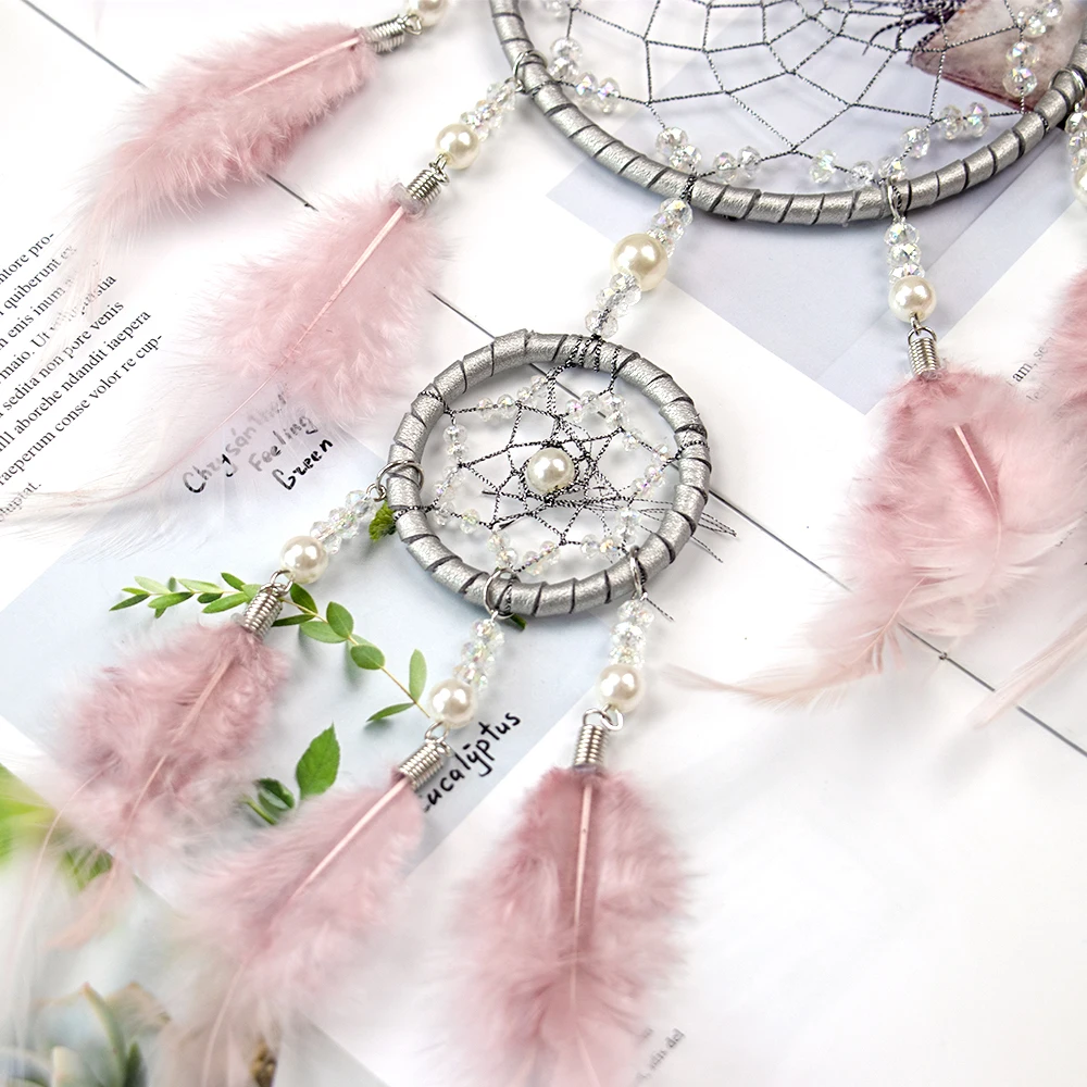 Dream Catcher Wind Chimes Indian Style Feather Pendant Dreamcatcher Creative Car Room Wall Hanging Decoration Handmade Bead
Dream Catcher Wind Chimes Indian Style Feather Pendant Dreamcatcher Creative Car Room Wall Hanging Decoration Handmade Bead