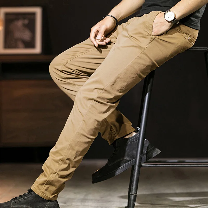 Men's 100% Cotton Casual Pants Straight Leg Gray Khaki Spring Summer Trousers Male Fashion Comfortable Breathable Clothing
Men's 100% Cotton Casual Pants Straight Leg Gray Khaki Spring Summer Trousers Male Fashion Comfortable Breathable Clothing