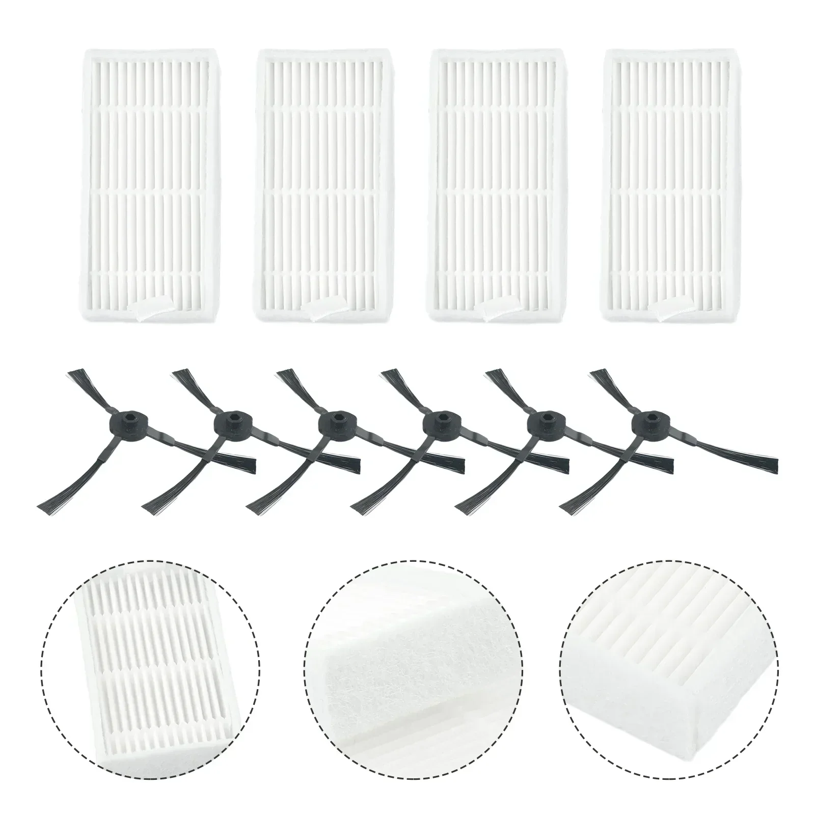 Side Brush Filter For Vacuum Cleaner 10pcs/Set Accessories Bathroom Cleaning MD 19500/19510/19 511/19900
Side Brush Filter For Vacuum Cleaner 10pcs/Set Accessories Bathroom Cleaning MD 19500/19510/19 511/19900