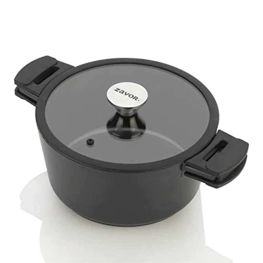 Noir 5 Qt Dutch Oven - Premium Cast Aluminum with Titanium-based Nonstick Ceramic Coating and Removable Handles - Ultra Lightwe
Noir 5 Qt Dutch Oven - Premium Cast Aluminum with Titanium-based Nonstick Ceramic Coating and Removable Handles - Ultra Lightwe