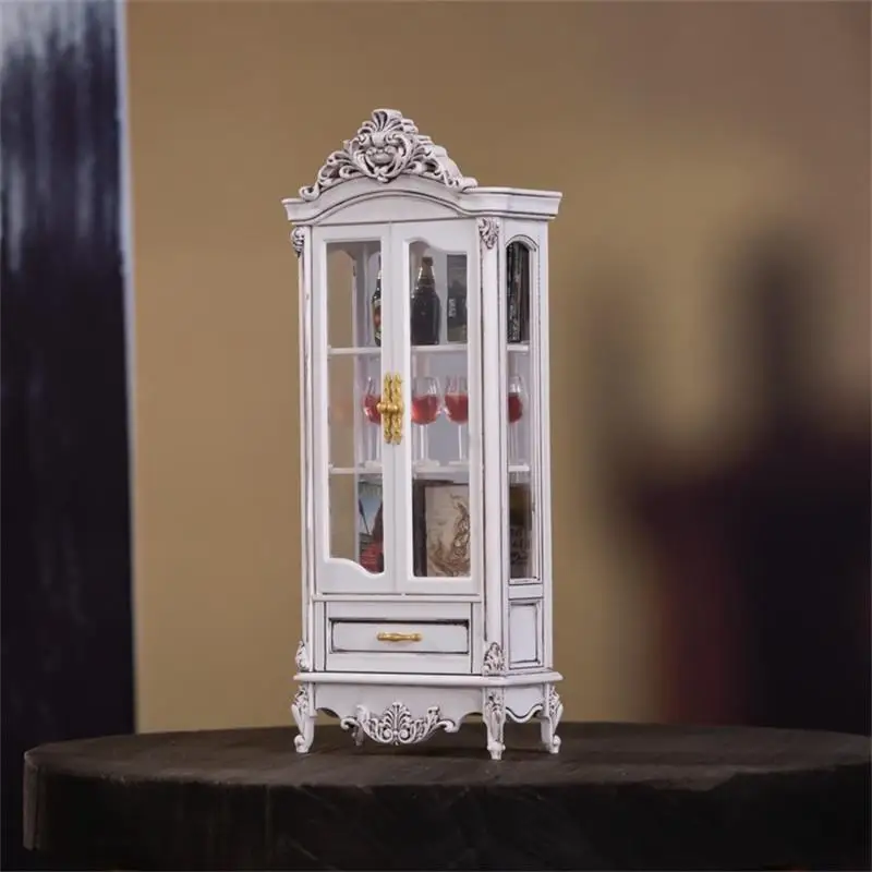 1/12 Dollhouse Furniture - Antique Simulation Storage Cabinet, Doll Home Decorative Toy for Living Room
1/12 Dollhouse Furniture - Antique Simulation Storage Cabinet, Doll Home Decorative Toy for Living Room