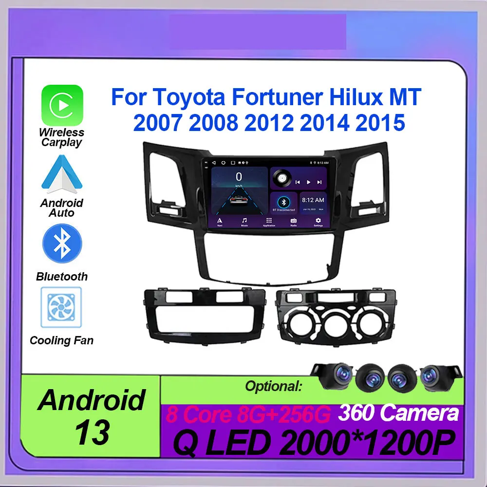 Android 13 Car Radio For Toyota Fortuner Hilux MT 2007 2008 2012 2014 2015 Multimedia Video Player GPS Navigation DSP
Android 13 Car Radio For Toyota Fortuner Hilux MT 2007 2008 2012 2014 2015 Multimedia Video Player GPS Navigation DSP