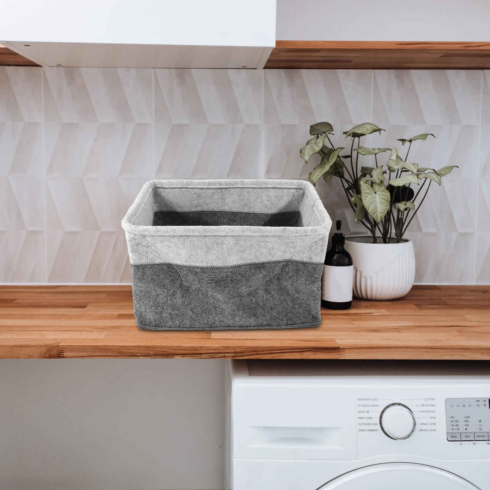 Фетровая тканая корзина для ванной комнаты, корзина для белья, большая вместительная корзина для хранения одежды, шкаф для спальни, корзины для белья, ванные комнаты