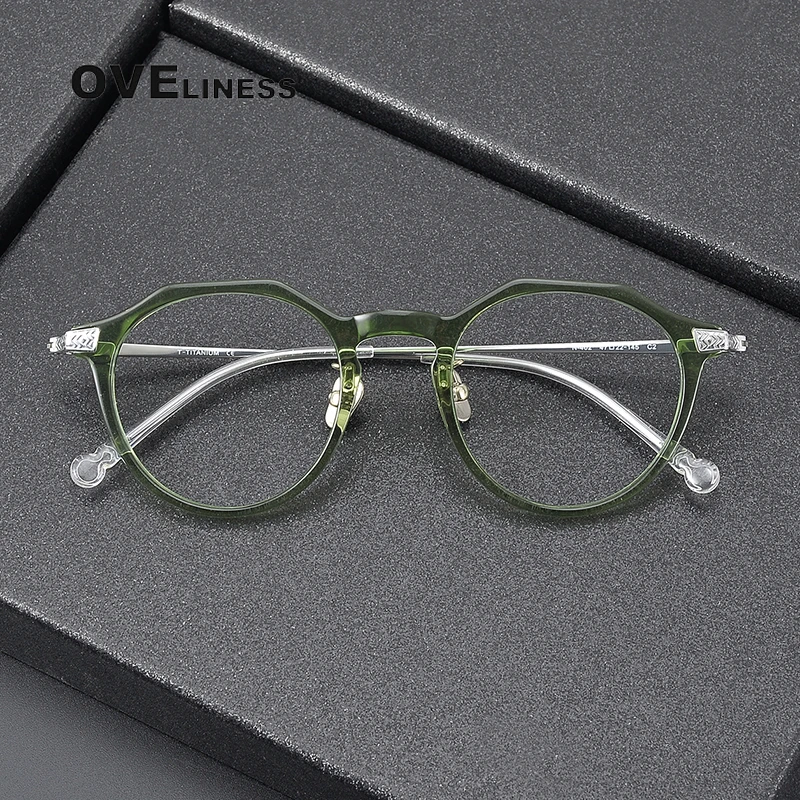 Acetate Titanium Eyeglasses Frame Women 2025 New Vintage Round Glasses Men Spectacles Eyewear
Acetate Titanium Eyeglasses Frame Women 2025 New Vintage Round Glasses Men Spectacles Eyewear