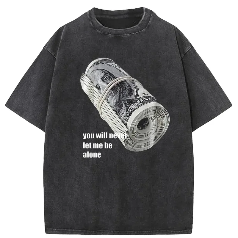 Bundle of Banknotes Vintage Tshirt Men Streetwear Hip Hop Print T-Shirt Harajuku Summer Cotton Washed Tshirt Clothes
Bundle of Banknotes Vintage Tshirt Men Streetwear Hip Hop Print T-Shirt Harajuku Summer Cotton Washed Tshirt Clothes