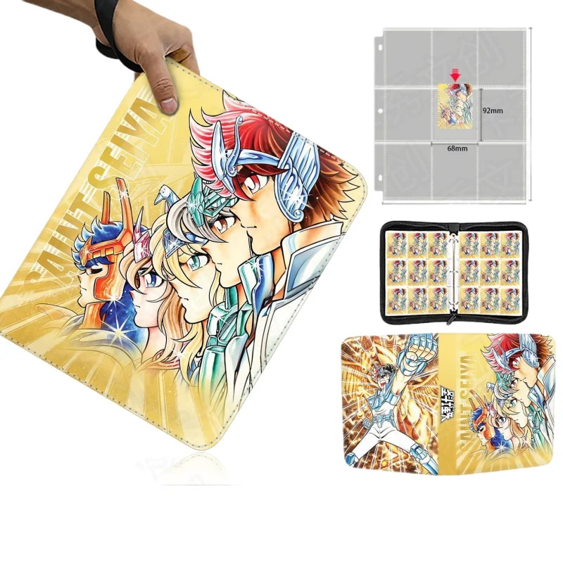 Saint Seiya Shiryu Binder Zipper Card Book Photo Album Game Card Badge Collection Anime Peripheral Cartoon Fashion Luxury Gift
Saint Seiya Shiryu Binder Zipper Card Book Photo Album Game Card Badge Collection Anime Peripheral Cartoon Fashion Luxury Gift