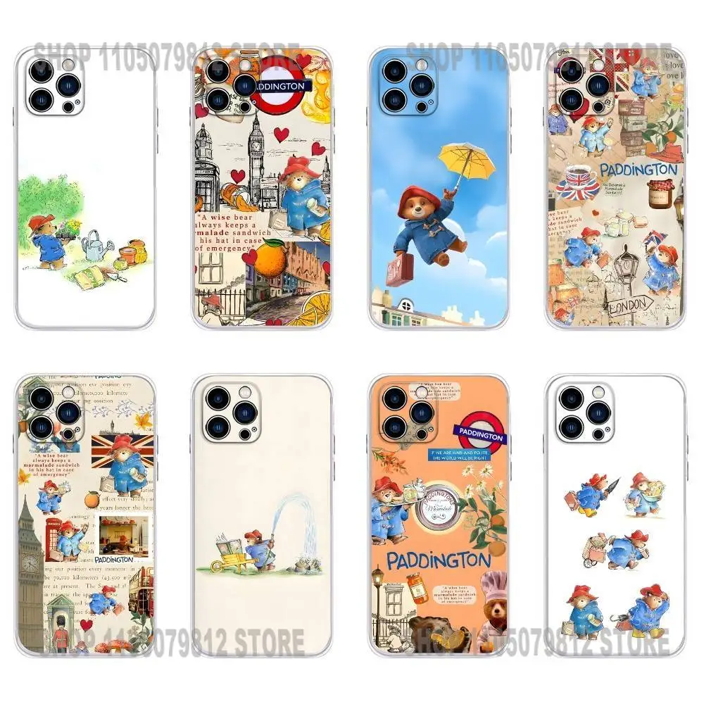 Cartoon P-Paddington B-Bears Phone Case For iPhone 17,16,15,14,13,12,11 X,Plus,Pro,Max,XR,Plus,E,Mini Transparent Soft Cover 
Cartoon P-Paddington B-Bears Phone Case For iPhone 17,16,15,14,13,12,11 X,Plus,Pro,Max,XR,Plus,E,Mini Transparent Soft Cover