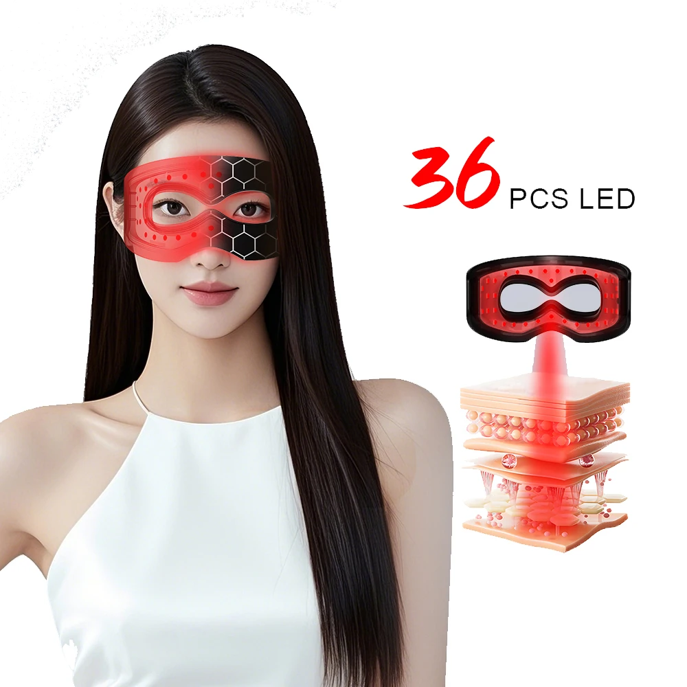 Cordless Red Light Eye Mask 7 Color Silicone Photon Therapy Under Eye Rejuvenation Mask for Dark Circle Puffiness Beauty Device
Cordless Red Light Eye Mask 7 Color Silicone Photon Therapy Under Eye Rejuvenation Mask for Dark Circle Puffiness Beauty Device