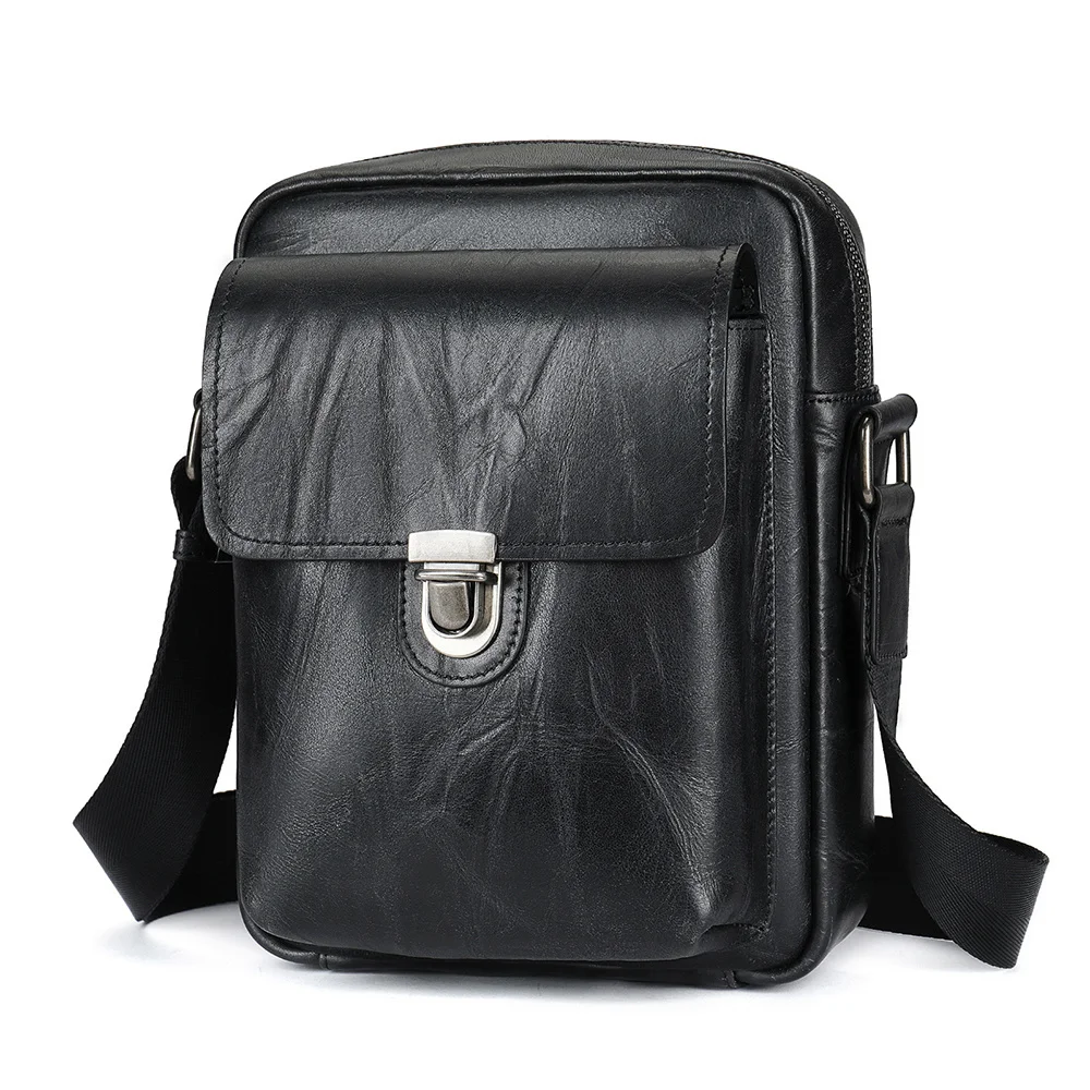 Men Crossbody Bags Genuine Leather Shoulder Fashion Casual Messenger Bag Business Travel Handbags Phone Pack Black
Men Crossbody Bags Genuine Leather Shoulder Fashion Casual Messenger Bag Business Travel Handbags Phone Pack Black