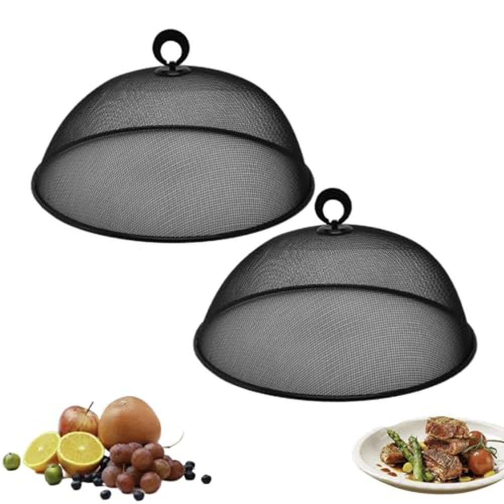 1/2 Pcs Food Cover Set 30x30x10cm Reusable Metal Food Cover Set: Protects Meals From Flies For Outdoor Dining Kitchen Tools
1/2 Pcs Food Cover Set 30x30x10cm Reusable Metal Food Cover Set: Protects Meals From Flies For Outdoor Dining Kitchen Tools