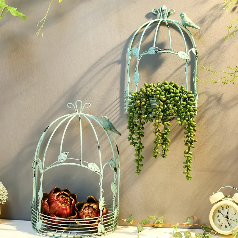 Gardening Tools Vintage American Country Wall Hanging Metal Wire Iron Half Bird Cage Flower Pot Garden Decoration
Gardening Tools Vintage American Country Wall Hanging Metal Wire Iron Half Bird Cage Flower Pot Garden Decoration