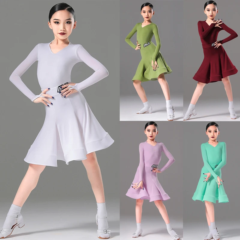 Professional Latin Dance Competition Dresses 7 Colors Girls ChaCha Dancing Clothes Samba Practice Wear Bodysuit Skirt YS4691
Professional Latin Dance Competition Dresses 7 Colors Girls ChaCha Dancing Clothes Samba Practice Wear Bodysuit Skirt YS4691
