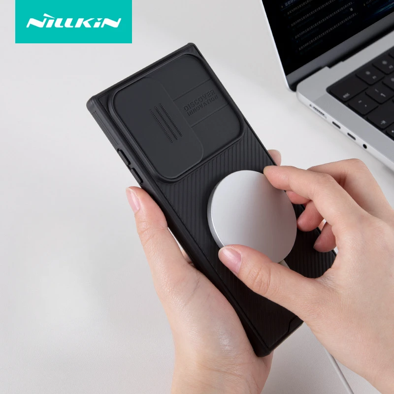 Nillkin for Samsung S23 Ultra Mobile Phone Magnetic Suction Case Lens Push Cover s22U Protective Cover Black Mirror Pro
Nillkin for Samsung S23 Ultra Mobile Phone Magnetic Suction Case Lens Push Cover s22U Protective Cover Black Mirror Pro