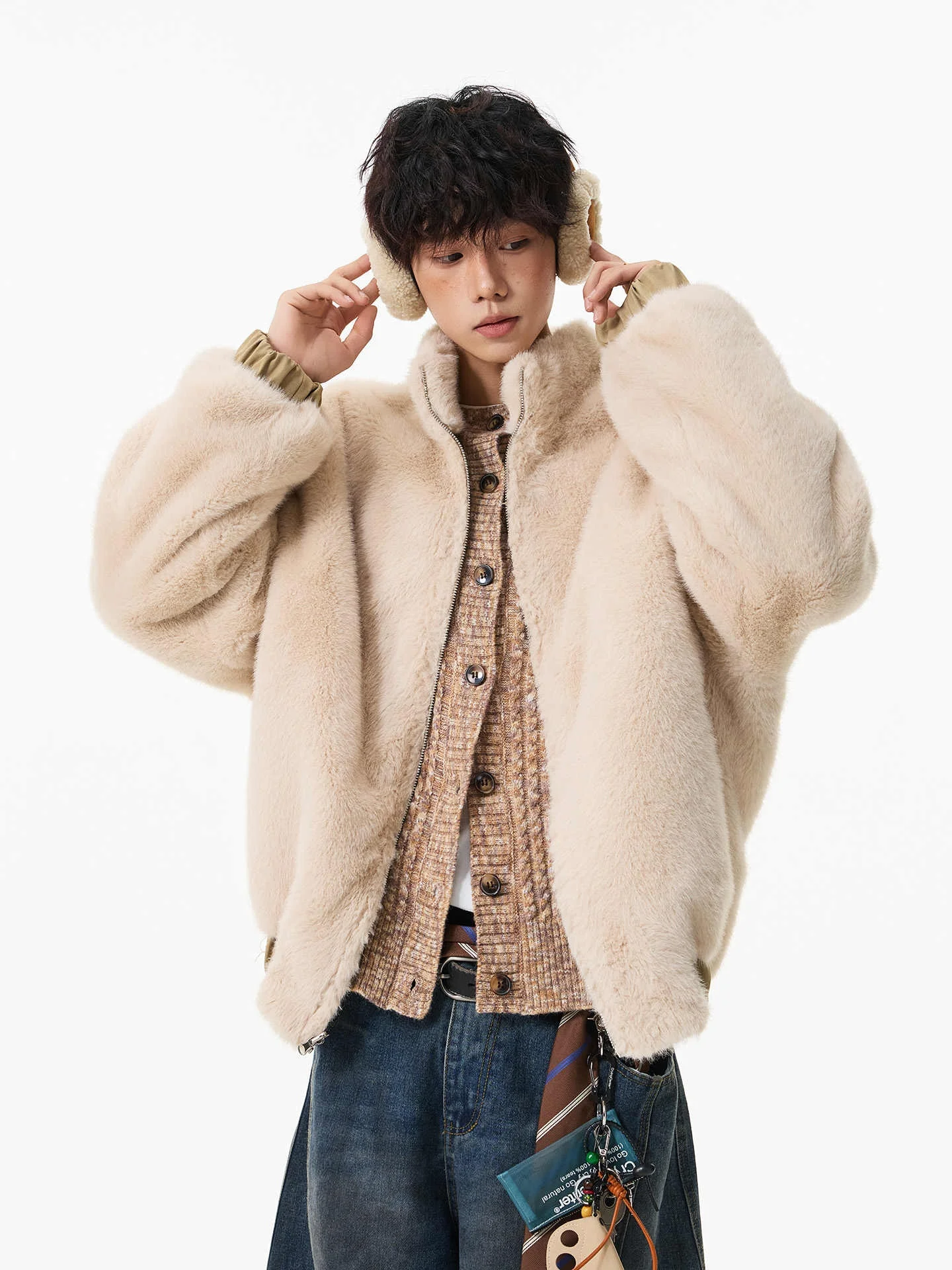 American Sle Double-Sided Wear Lamb Velvet Collar Cotton Jaet Men Winter New Trend Loose Thiened Inteated Velvet Cott...
American Sle Double-Sided Wear Lamb Velvet Collar Cotton Jaet Men Winter New Trend Loose Thiened Inteated Velvet Cott...