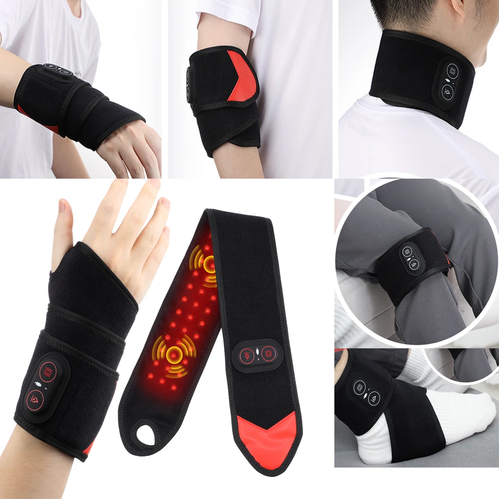 Electric Heating Massage Hand Massager Wrist Vibration Massage Pad Carpal Tunnel Relief Tendonitis Wrist Neck Knee Support Pad
Electric Heating Massage Hand Massager Wrist Vibration Massage Pad Carpal Tunnel Relief Tendonitis Wrist Neck Knee Support Pad