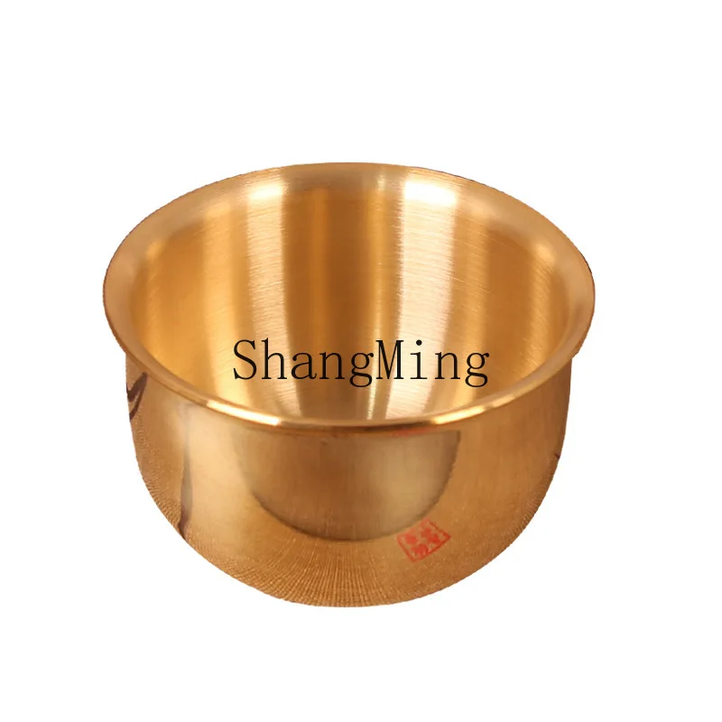 DSA Household Pure Copper Eating Bowl Thickened Flat Bottom Bowl Solid Supplementary Copper Large Noodle Bowl Brass
DSA Household Pure Copper Eating Bowl Thickened Flat Bottom Bowl Solid Supplementary Copper Large Noodle Bowl Brass