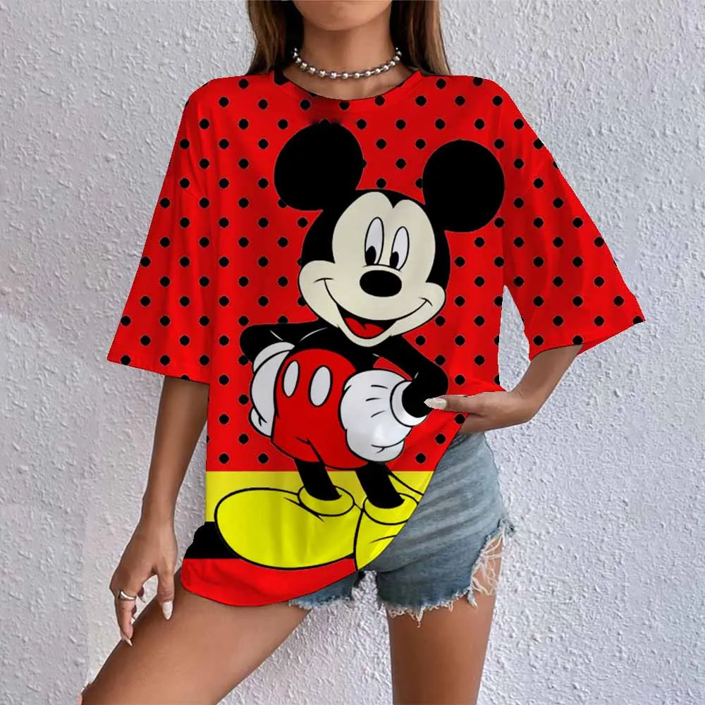 Disney 2025 New Mickey Mouse T Shirts Clothes Summer T-Shirts Clothing Cartoons Kawaii Fashion Anime Tees Tops Girls Tee Shirts
Disney 2025 New Mickey Mouse T Shirts Clothes Summer T-Shirts Clothing Cartoons Kawaii Fashion Anime Tees Tops Girls Tee Shirts