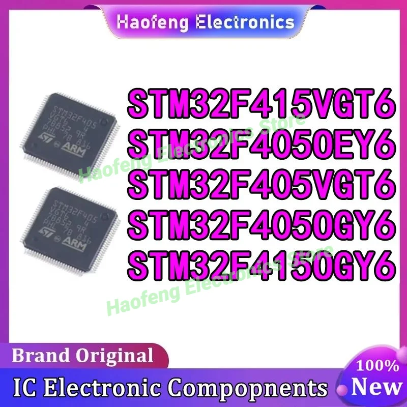 2шт STM32F405OEY6 STM32F405OGY6 STM32F415OGY6 STM32F405VGT6 STM32F415VGT6 LCSP90 QFP100 в наличии
2шт STM32F405OEY6 STM32F405OGY6 STM32F415OGY6 STM32F405VGT6 STM32F415VGT6 LCSP90 QFP100 в наличии