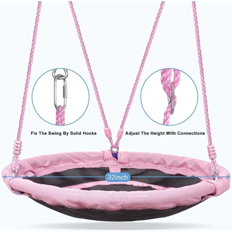 440 lbs swing Set, Heavy-Duty A-Frame Metal Outdoor SwingStand, 1 Saucer & 1 Belt Swing seat for Playground, Patio Swing
440 lbs swing Set, Heavy-Duty A-Frame Metal Outdoor SwingStand, 1 Saucer & 1 Belt Swing seat for Playground, Patio Swing