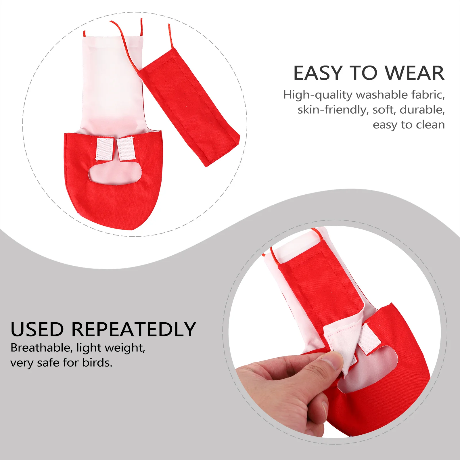 2Pcs Pet Bird Diaper Skin Friendly Cotton Material Reusable Diaper for Parrot Cockatiel Budgie Easy Clean Lightweight Bird
2Pcs Pet Bird Diaper Skin Friendly Cotton Material Reusable Diaper for Parrot Cockatiel Budgie Easy Clean Lightweight Bird