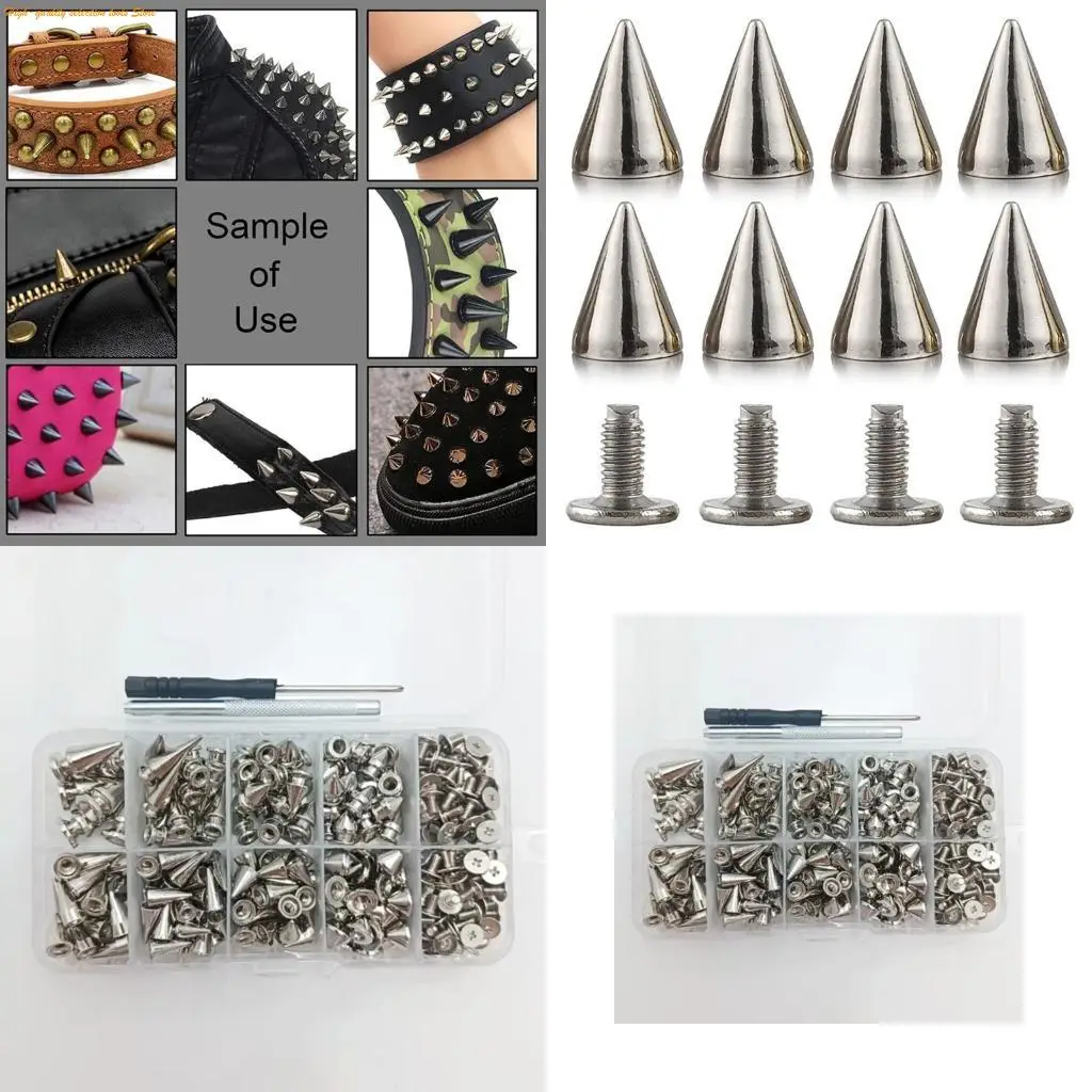203F 354Pcs Leather Belt Watchband Head Rivets Spikes Decor Metal Buckles
203F 354Pcs Leather Belt Watchband Head Rivets Spikes Decor Metal Buckles