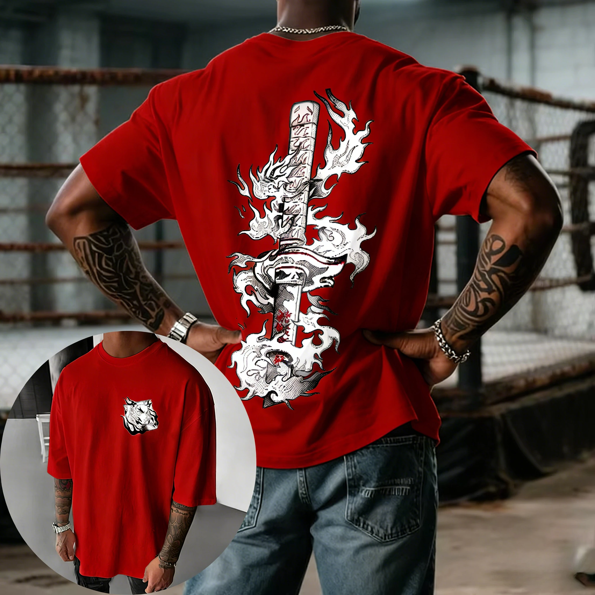 Demon Slayer Men's and Women's Summer T-shirt 2026 New Anime Kyoujurou Printed Street Hip Hop Casual Loose Y2K Parent Child Top
Demon Slayer Men's and Women's Summer T-shirt 2026 New Anime Kyoujurou Printed Street Hip Hop Casual Loose Y2K Parent Child Top