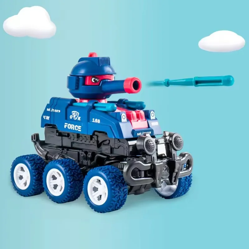 Collision deformation can tank vehicle, six wheel inertial off-road vehicle, engineering vehicle ABS street stall robot car,
Collision deformation can tank vehicle, six wheel inertial off-road vehicle, engineering vehicle ABS street stall robot car,
