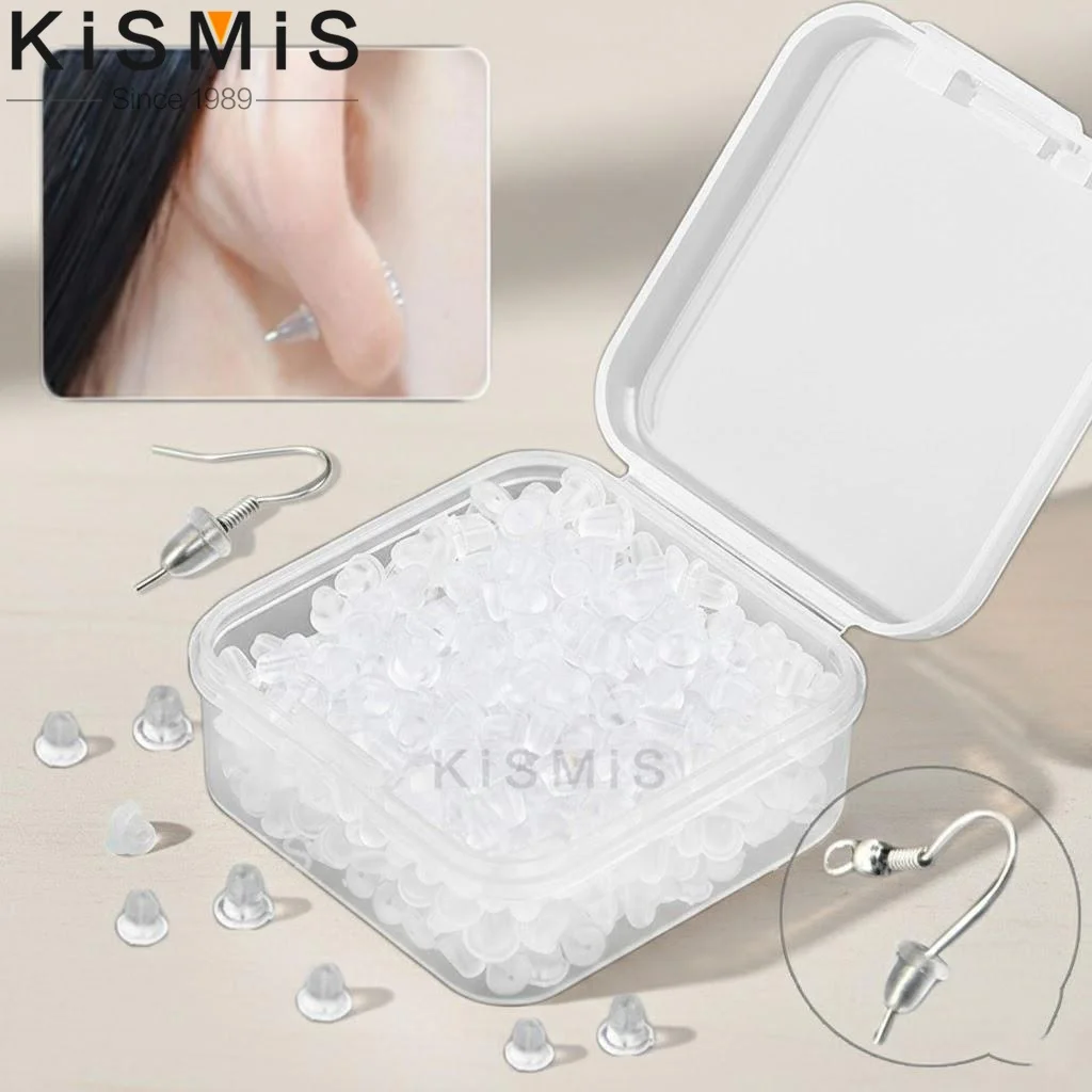 500Pcs Silicone Rubber Earring Backs Caps Stoppers DIY Jewelry Findings Making Accessories
500Pcs Silicone Rubber Earring Backs Caps Stoppers DIY Jewelry Findings Making Accessories
