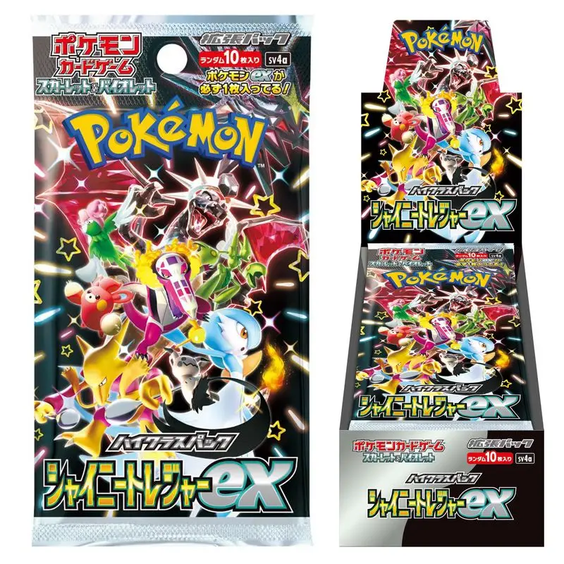 PokéMon Trading Card Game Cards Original Shiny Treasure Ex Sv4a Original Japanese Flash Cards Pack In Stock For Fans Collectors
PokéMon Trading Card Game Cards Original Shiny Treasure Ex Sv4a Original Japanese Flash Cards Pack In Stock For Fans Collectors