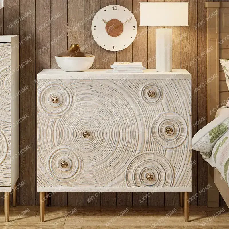 Retro solid wood edge cabinet, modern art porch cabinet, designer creative engraving decorative cabinet
Retro solid wood edge cabinet, modern art porch cabinet, designer creative engraving decorative cabinet