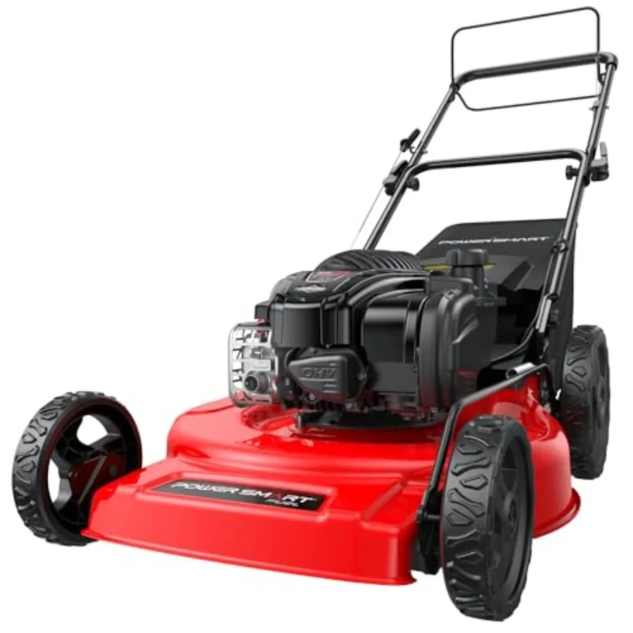 22-Inch Gas Lawn Mower Self-Propelled 150cc BandS Engine 3-in-1 Mulching System 6 Cutting Heights Rear-Wheel Drive Durable Stee
22-Inch Gas Lawn Mower Self-Propelled 150cc BandS Engine 3-in-1 Mulching System 6 Cutting Heights Rear-Wheel Drive Durable Stee