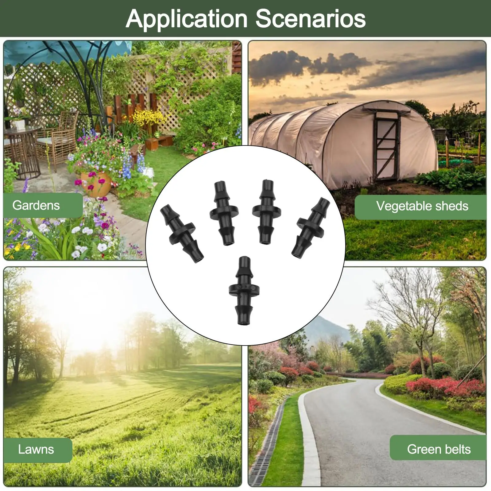 250pcs Drip Irrigation Barbed Connectors 24mm Plastic Drip Irrigation Joint Straight 4/7in Connection For Efficient Watering
250pcs Drip Irrigation Barbed Connectors 24mm Plastic Drip Irrigation Joint Straight 4/7in Connection For Efficient Watering