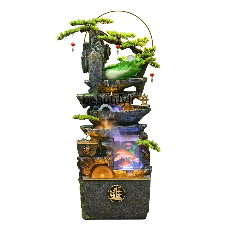 PP Floor-to-ceiling decorations Large rockery flowing water ornaments Fountain alpine living room, feng shui wheel, water featur
PP Floor-to-ceiling decorations Large rockery flowing water ornaments Fountain alpine living room, feng shui wheel, water featur