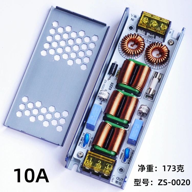 Ultra-thin pulse surge lightning protection four-stage audio AC 220v power supply EMI electromagnetic interference filter
Ultra-thin pulse surge lightning protection four-stage audio AC 220v power supply EMI electromagnetic interference filter