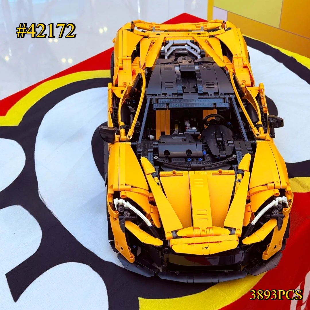 Yellow Assembled Sports Car 1:8 42172 Building Blocks Sets Compatible with Legoed Particles Suitable for Christmas Gifts 3893pcs
Yellow Assembled Sports Car 1:8 42172 Building Blocks Sets Compatible with Legoed Particles Suitable for Christmas Gifts 3893pcs