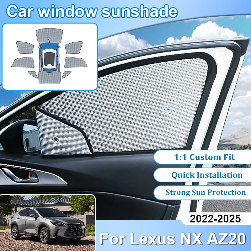 For Lexus NX AZ20 2022 2023 2024 2025 Box Car Window Sunshades UV Protection Front Rear Windshield Sun Shield Covers Accessories
For Lexus NX AZ20 2022 2023 2024 2025 Box Car Window Sunshades UV Protection Front Rear Windshield Sun Shield Covers Accessories