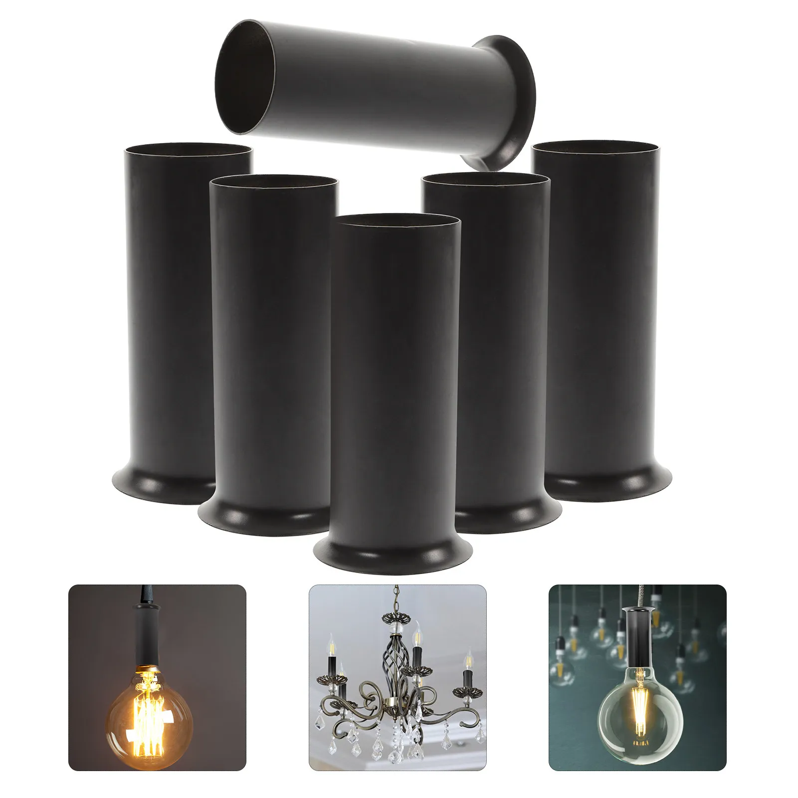 6Pcs Metal Chandelier Base Sleeves Wide Socket Covers for Pendant Lamp Decorative Sleeves Candelabra Base Covers
6Pcs Metal Chandelier Base Sleeves Wide Socket Covers for Pendant Lamp Decorative Sleeves Candelabra Base Covers