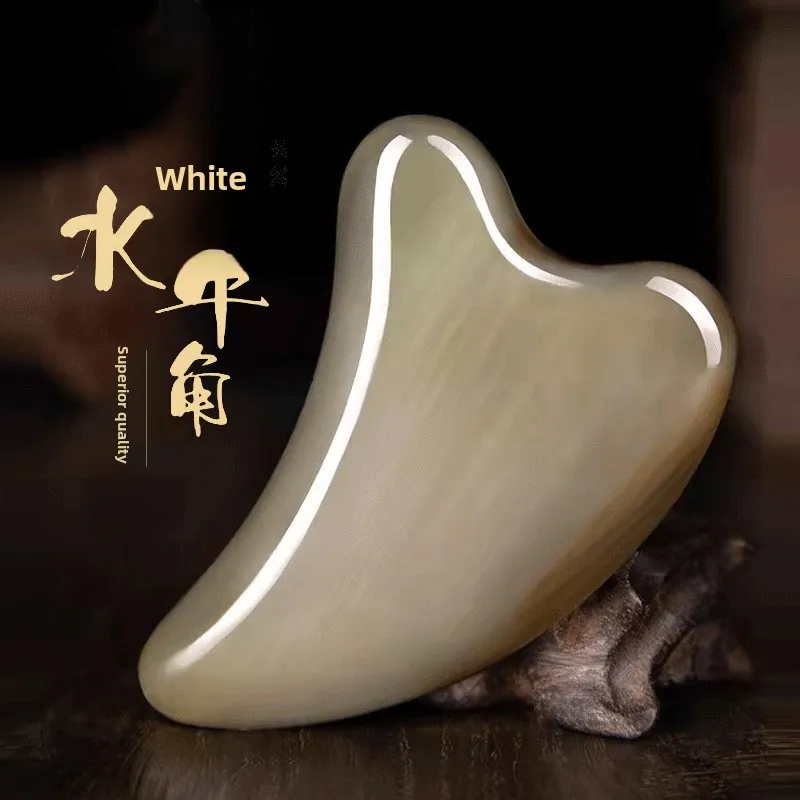Hot white buffalo horn scraping board face thickening special massager head meridian scraping beauty
Hot white buffalo horn scraping board face thickening special massager head meridian scraping beauty