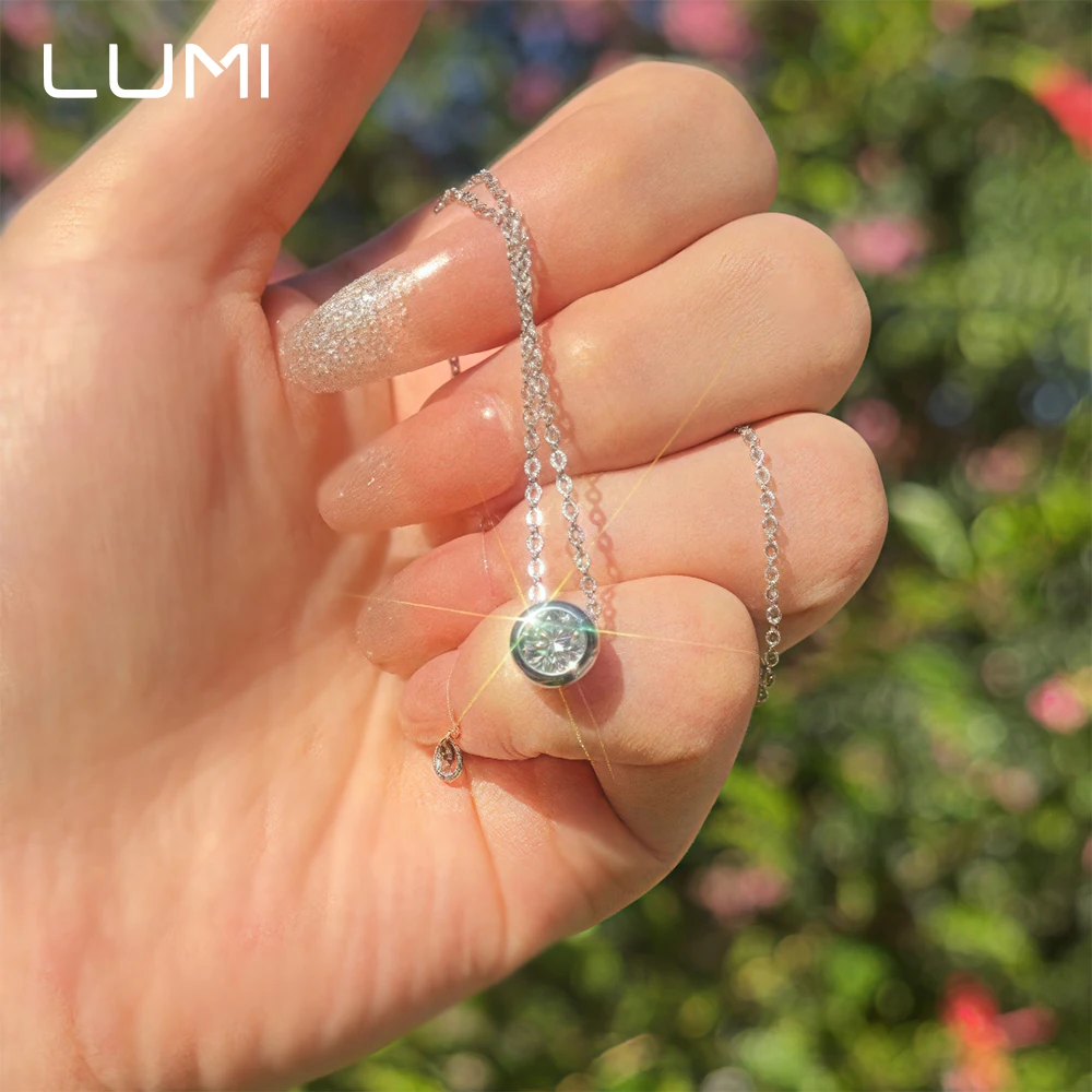 Classic 0.5-3cctw Round Cut Moissanite Pendant 925 Sterling Silver Necklace for Party Anniversary Birthday Present Engagement Je
Classic 0.5-3cctw Round Cut Moissanite Pendant 925 Sterling Silver Necklace for Party Anniversary Birthday Present Engagement Je
