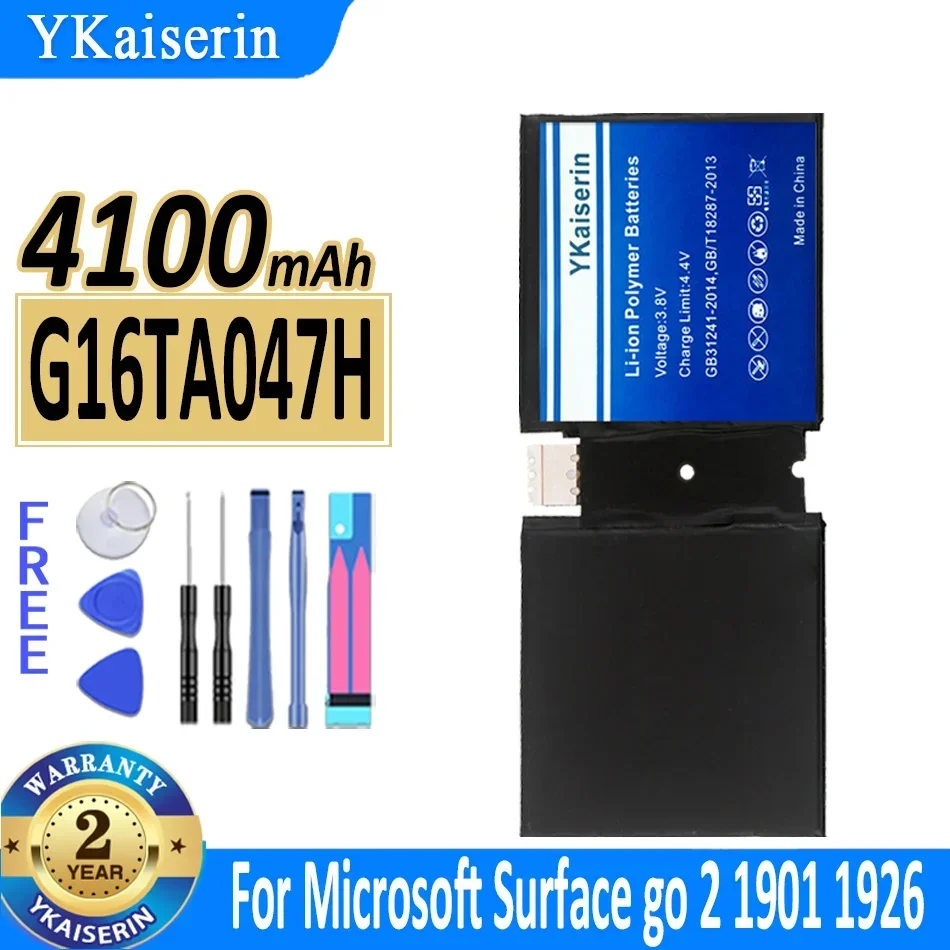 Аккумулятор ykaisсеребрин G16TA047H на 4100 мА · ч для Microsoft Surface go 2 1901 1926 Series Bateria
Аккумулятор ykaisсеребрин G16TA047H на 4100 мА · ч для Microsoft Surface go 2 1901 1926 Series Bateria