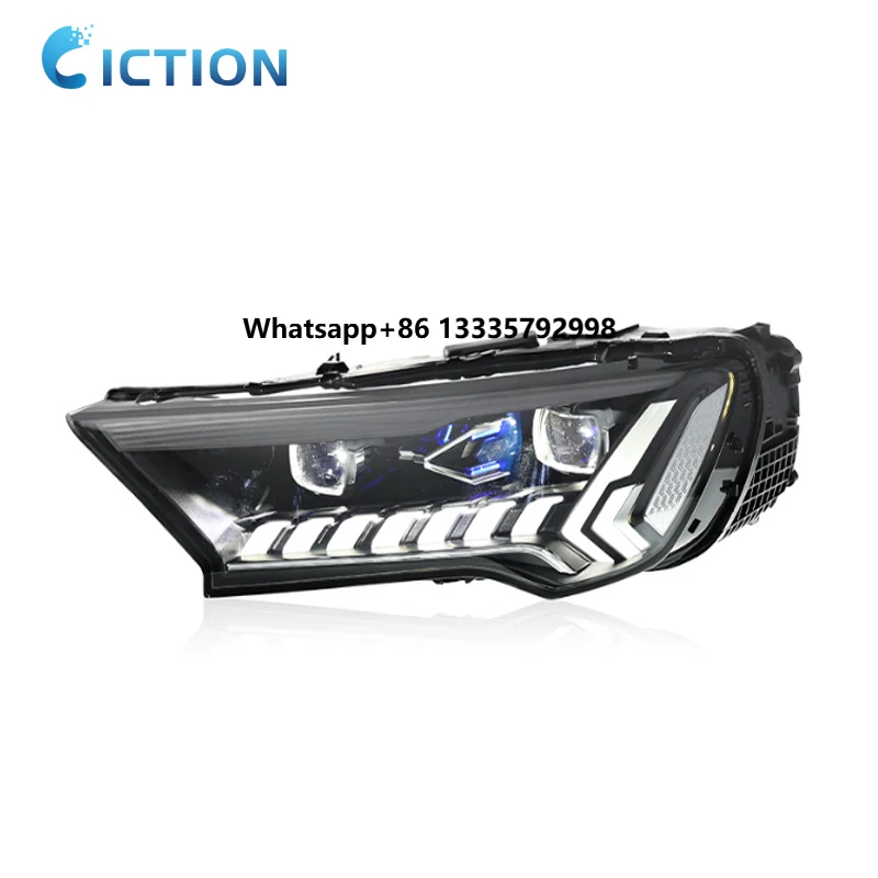 Car Headlight For'AUDI Q7 2020-2023 Headlights Upgrade to High-End DRL Turn Signal High Beam Angel Eye Projector Plug and play 
Car Headlight For'AUDI Q7 2020-2023 Headlights Upgrade to High-End DRL Turn Signal High Beam Angel Eye Projector Plug and play