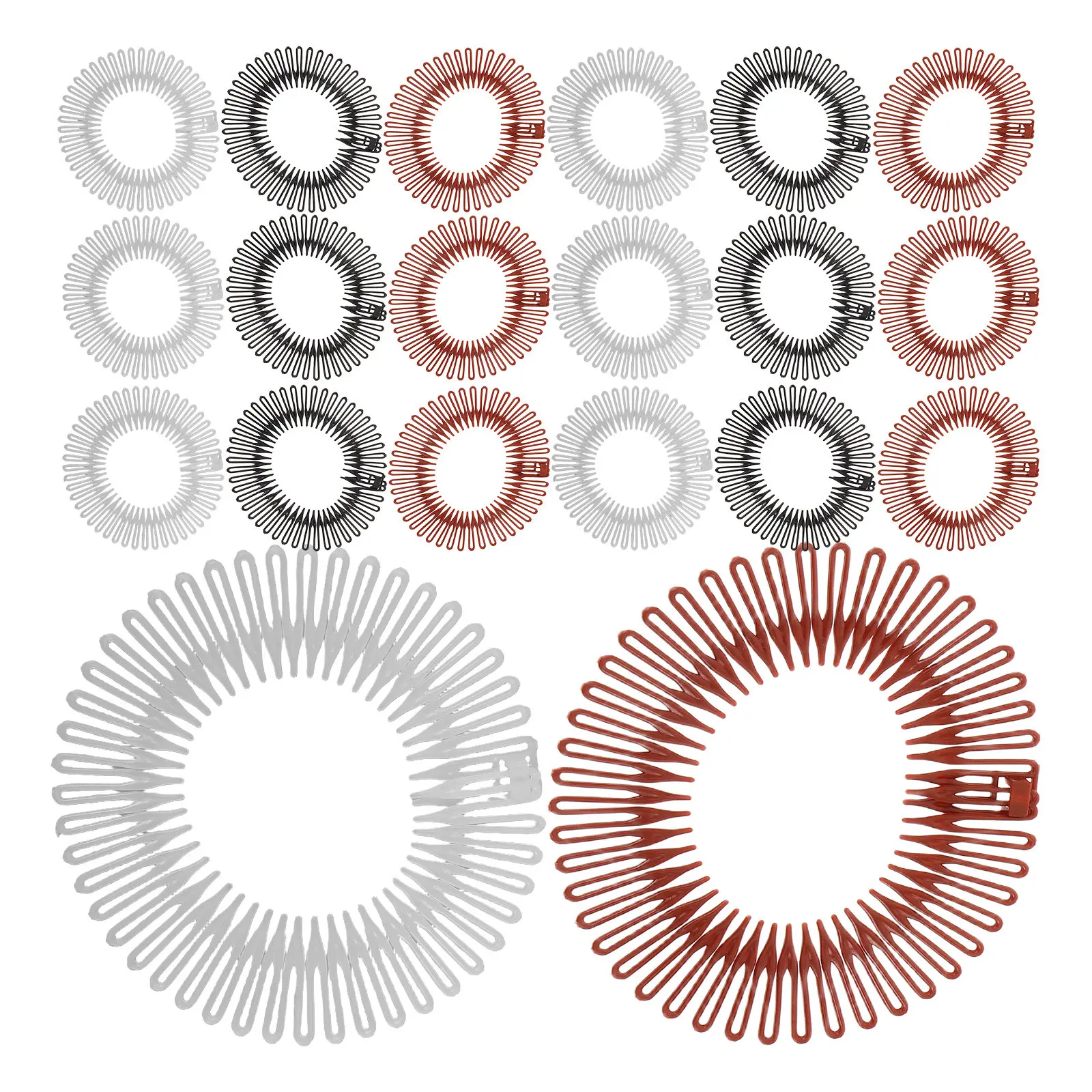 Набор из 30 эластичных невидимых гребней-заколок для волос для женщин, портативные аксессуары для укладки, для ежедневного использования на улице
Набор из 30 эластичных невидимых гребней-заколок для волос для женщин, портативные аксессуары для укладки, для ежедневного использования на улице