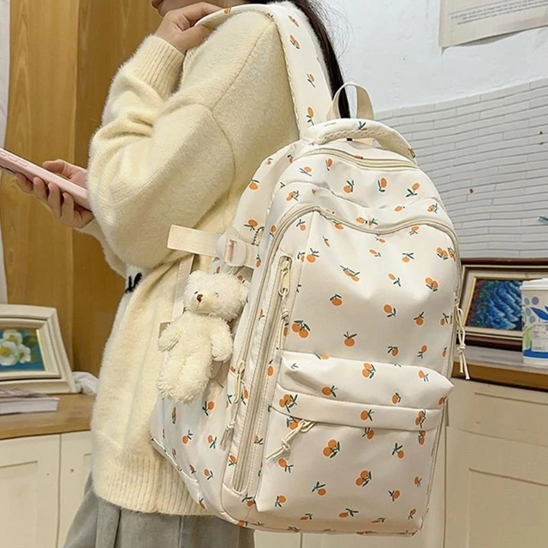 340D Aesthetic Backpack Student School Bag Flower Print Travel Backpack for Daily
340D Aesthetic Backpack Student School Bag Flower Print Travel Backpack for Daily