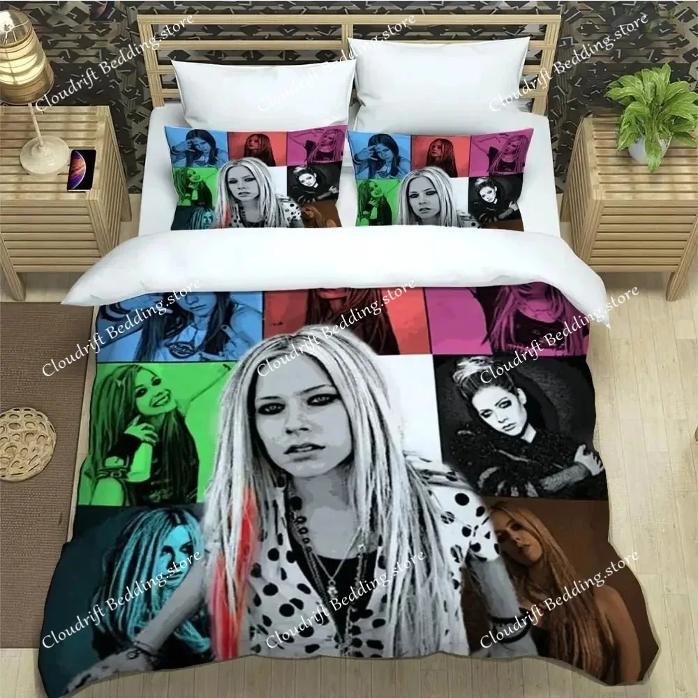 Music Singer Avril Lavigne Duvet Cover Pillowcase Bedding Set Adult Boys Girls Bedroom Decoration Gift Single Twin King Size
Music Singer Avril Lavigne Duvet Cover Pillowcase Bedding Set Adult Boys Girls Bedroom Decoration Gift Single Twin King Size