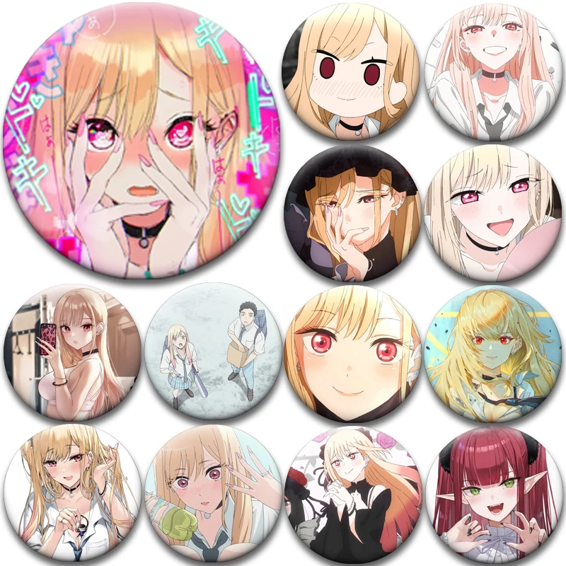 My Dress-Up Darling Badge Marin Kitagawa Brooches Anime Cute Enamel Pins for Cosplay Accessory Backpack Decoration Otaku Gifts
My Dress-Up Darling Badge Marin Kitagawa Brooches Anime Cute Enamel Pins for Cosplay Accessory Backpack Decoration Otaku Gifts
