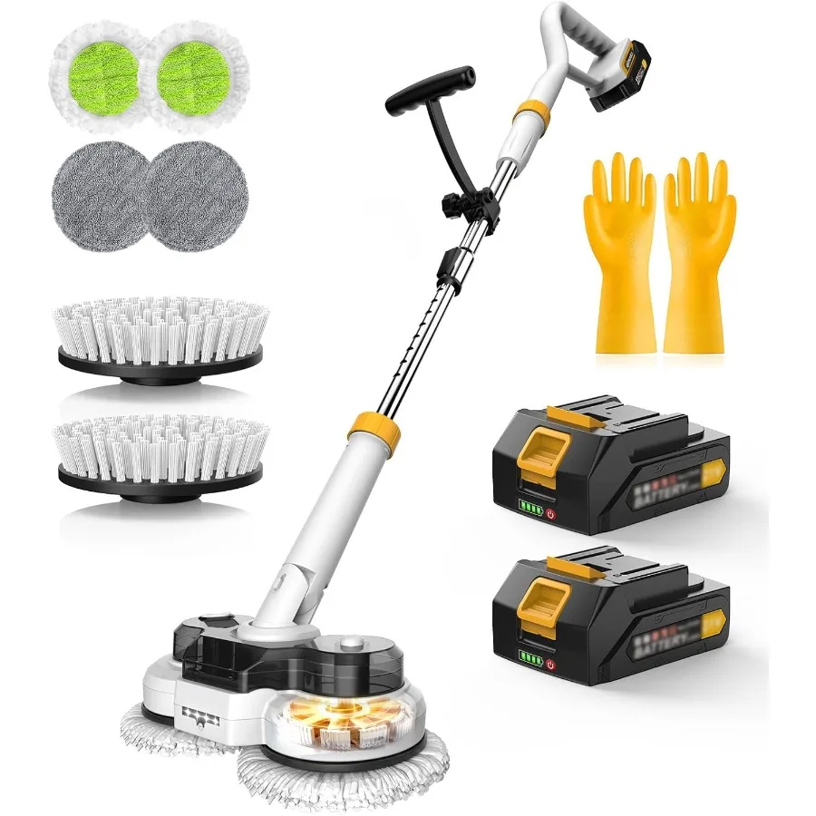 Беспроводная электрическая швабра qimedo 800 об/мин с аккумулятором 6000 мАч, электрический скруббер и швабра для мытья полов, лучшая автоматическая швабра с вращением
Беспроводная электрическая швабра qimedo 800 об/мин с аккумулятором 6000 мАч, электрический скруббер и швабра для мытья полов, лучшая автоматическая швабра с вращением