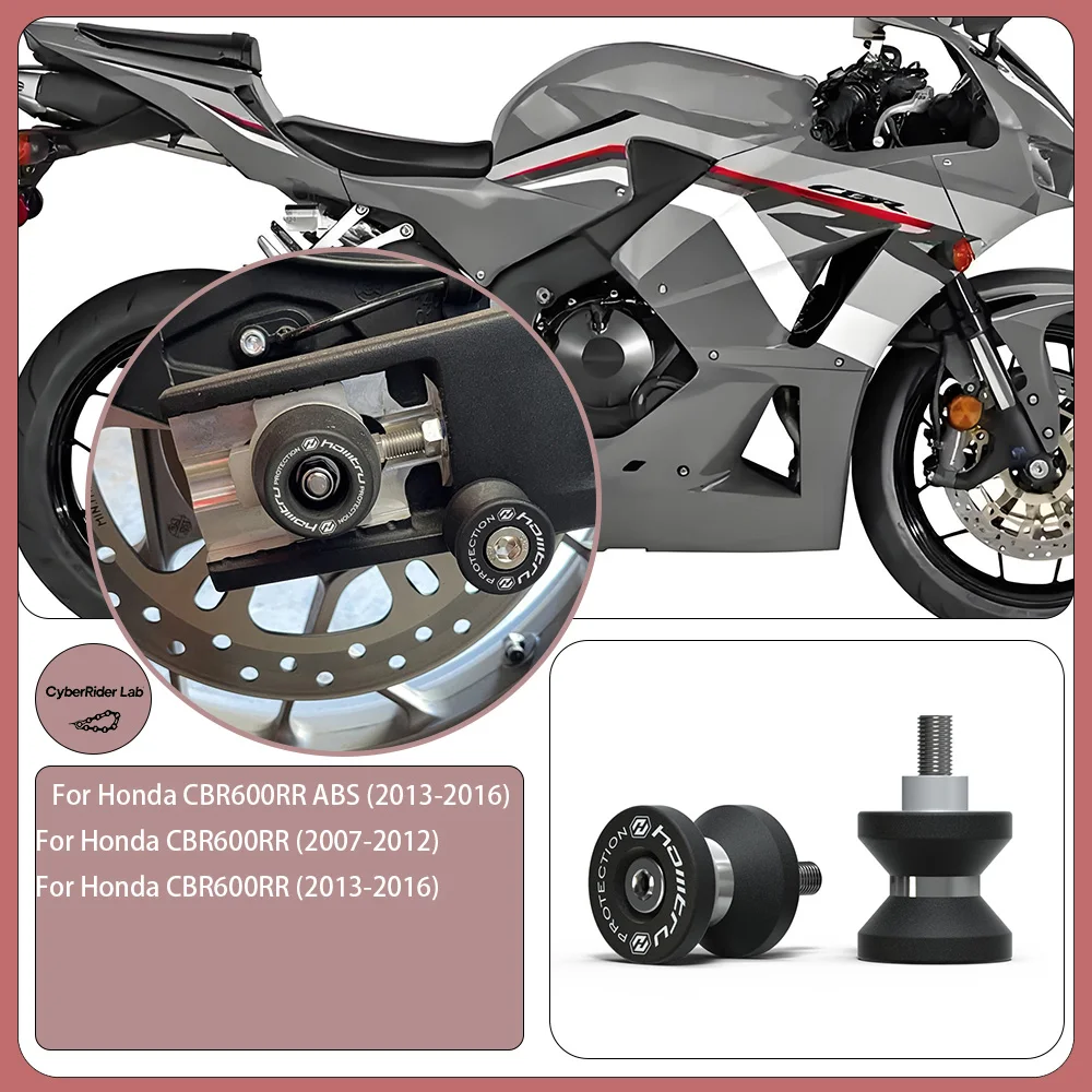For Honda CBR600RR (2007-2016) Paddock Stand Bobbins - Motorcycle Accessories, Spindle Bobbins, Bike Stand Fittings
For Honda CBR600RR (2007-2016) Paddock Stand Bobbins - Motorcycle Accessories, Spindle Bobbins, Bike Stand Fittings